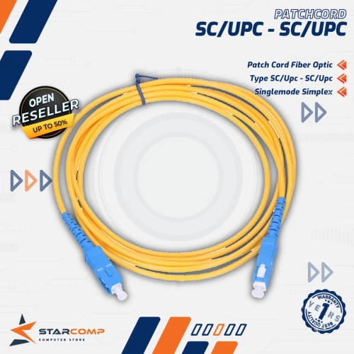 PATCHCORD SC UPC-SC SINGLE MODE