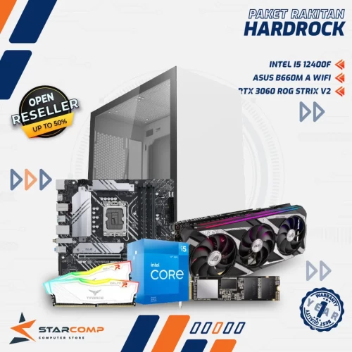 INTEL CORE I5 12400F B660M RTX 3060 16GB RAM 256GB SSD