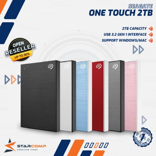 SEAGATE ONE TOUCH 2TB USB 3.2