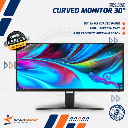 XIAOMI MONITOR GAMING 30" ULTRA WIDE CURVED 2K 200HZ