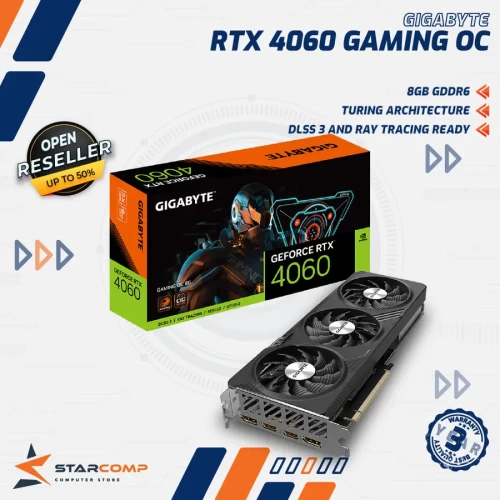 GIGABYTE GEFORCE RTX 4060 GAMING OC 8GB GDDR6