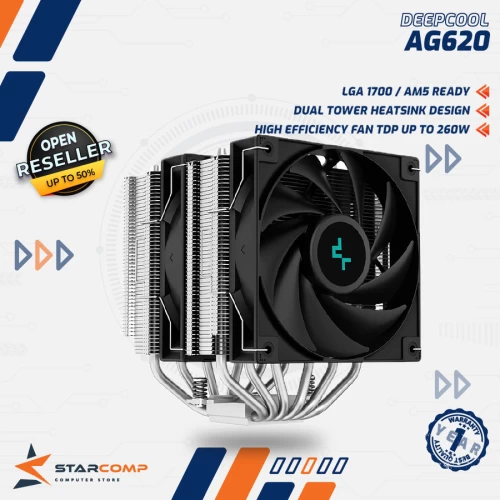 DEEPCOOL GAMMAXX AG620 DUAL TOWER BLACK