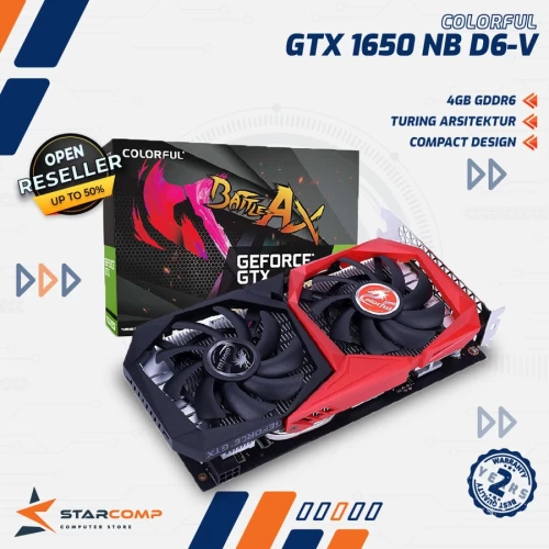 COLORFUL GEFORCE GTX 1650 NB 4G GDDR6