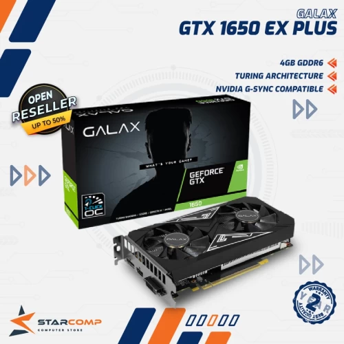 GALAX GEFORCE GTX 1650 EX PLUS (1-CLICK OC) 4GB GDDR6