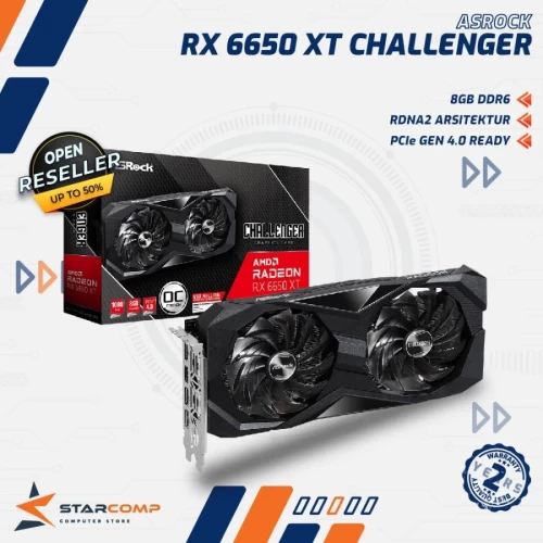 ASROCK RADEON RX 6650 XT 8GB CHALLENGER D OC