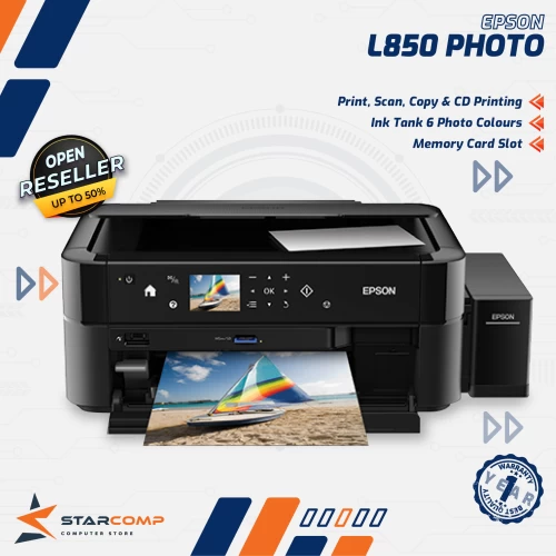 EPSON INK TANK L850 ALL IN ONE WITH MEMORY CARD SLOT