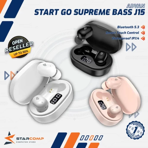 ADVAN STARTGO SUPREME BASS IN-EAR BLUETOOTH WATERPROOF