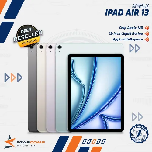APPLE IPAD AIR M3 13-INCH 2025 WIFI ONLY 256GB 128GB