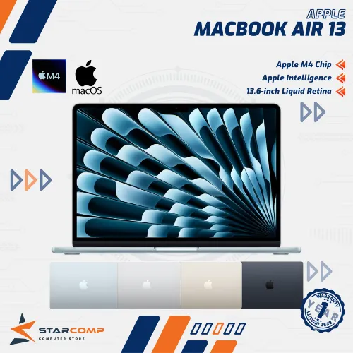 APPLE MACBOOK AIR 13 M4 2025 13-INCH  16/256GB 8-CORE GPU