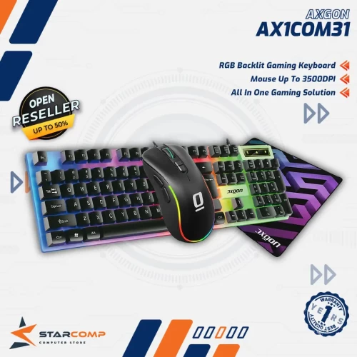 AXGON AX1COM31 3IN1 GAMER SET