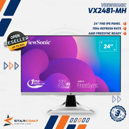 VIEWSONIC VX2481-MH 24" 75HZ IPS