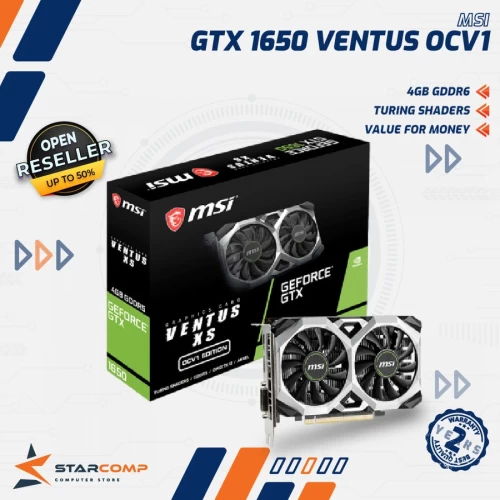 MSI GEFORCE GTX 1650 D6 VENTUS XS 4G OC DDR6